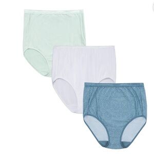 💜Vanity Fair Radiant Women's Comfort Stretch Brief Underwear, Size:4XL(11)